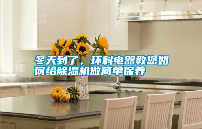 冬天到了,環科電器教您如何給除濕機做簡單保養