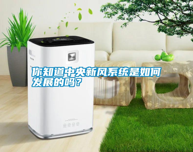 你知道中央新風(fēng)系統(tǒng)是如何發(fā)展的嗎?