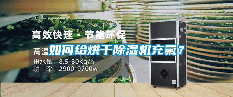 如何給烘干除濕機充氟?