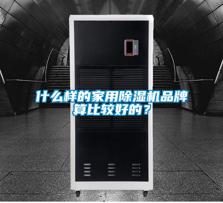 什么樣的家用除濕機品牌算比較好的?