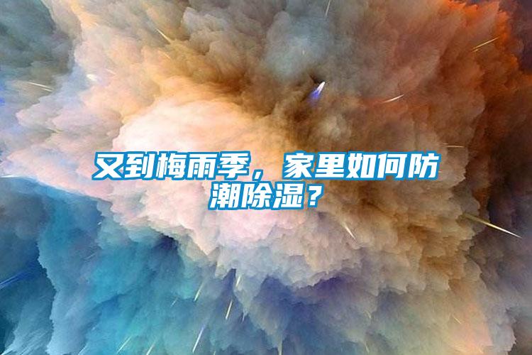 又到梅雨季，家里如何防潮除濕？